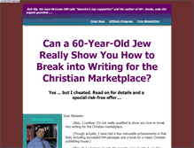Tablet Screenshot of 4christianwritersonly.com